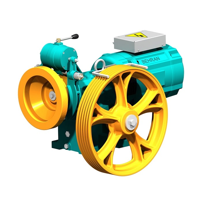 موتور آسانسور گیربکس بهران با سرعت 6.1